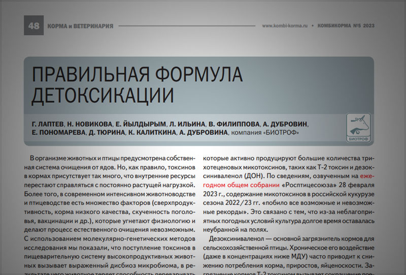 Правильная формула детоксикации